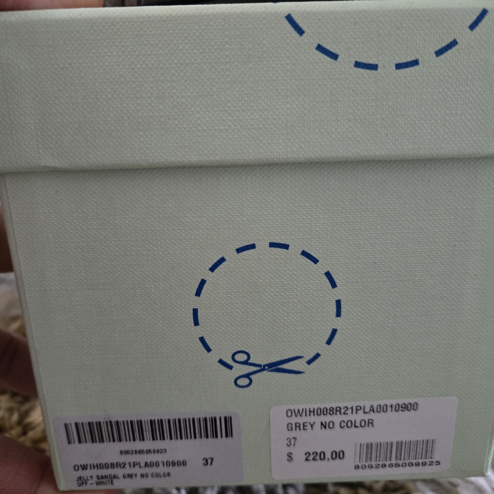 Off-White Transparent Sandals - Picture 4 of 4